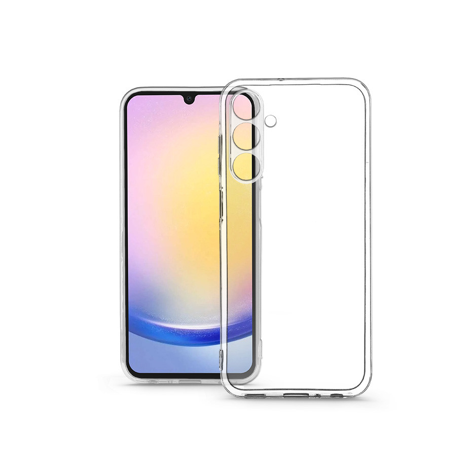 Samsung SM-A256 Galaxy A25 5G szilikon hátlap kameravédővel - Clear Case - átlátszó (HF726475)