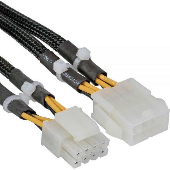 Inline 26630a. Cable Alargador Alimentación Cpu Eps 8 Pines 30cm.