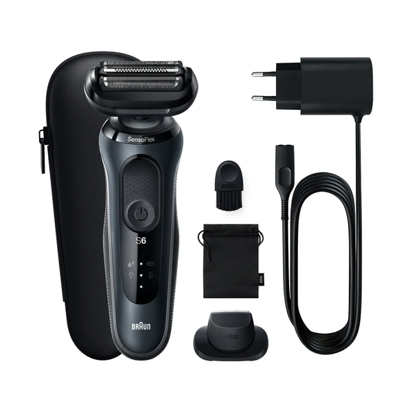 Braun Series 6 61-N1200s Folie shaver Trimmer Sort