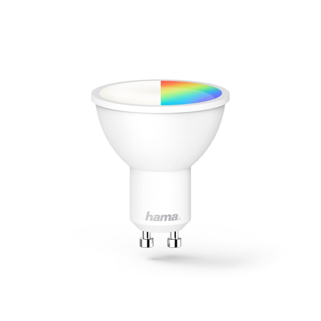 Hama 176598 okos WiFi-s LED izzó 5.5W RGB+CCT GU10 (hama176598)
