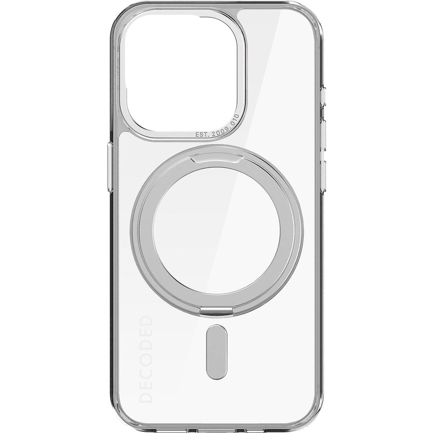 Decoded Loop Stand BackCover iPhone 15 Pro Hátlapvédő telefon tok - Átlátszó (D24IPO15PLSBC1TT)