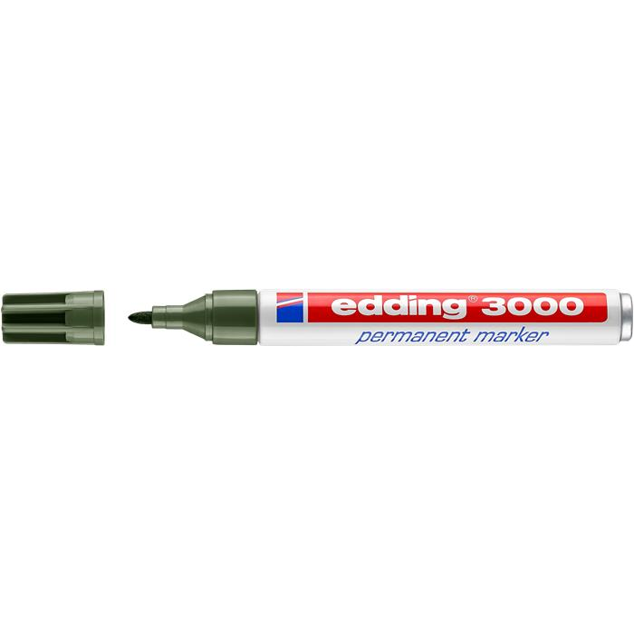 Edding 3000 1,5-3mm Alkoholos marker - Olívazöld (7580228008)