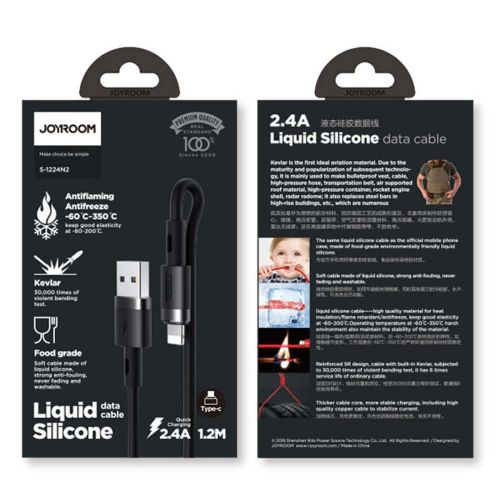 Kabel Joyroom USB - Apple Lightning 1,2 m černý