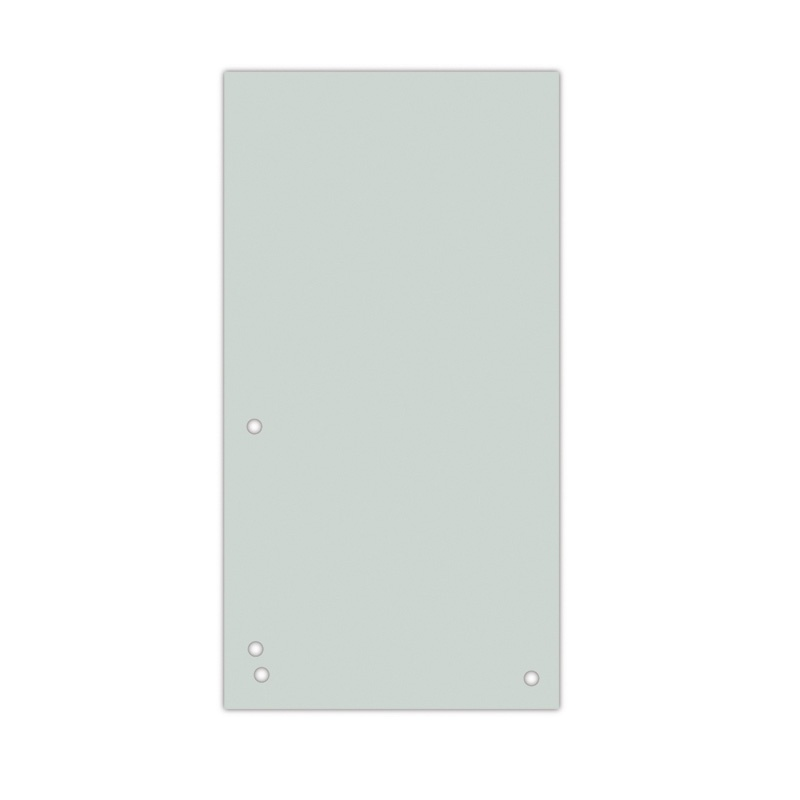 Donau 235 x 105 mm Karton Elválasztócsík - Szürke (100 db / csomag) (8620100-13PL)