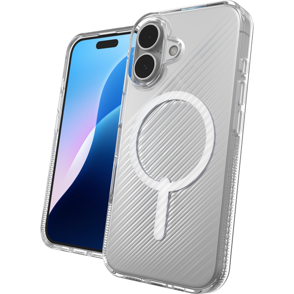 ZAGG Luxe Snap mobiltelefon etui 15,5 cm (6.1") Cover Transparent