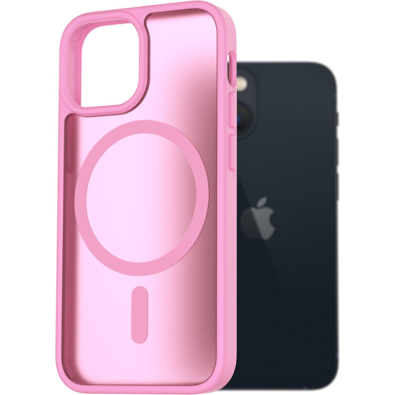 AlzaGuard Matte Case Compatible with Magsafe iPhone 13 mini levendula-rózsaszín tok (AGD-PCMM70LP)