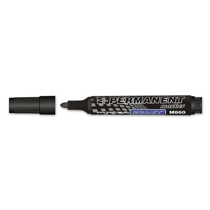 Granit M860 3-4 mm Alkoholos marker - Fekete (M86010K01)