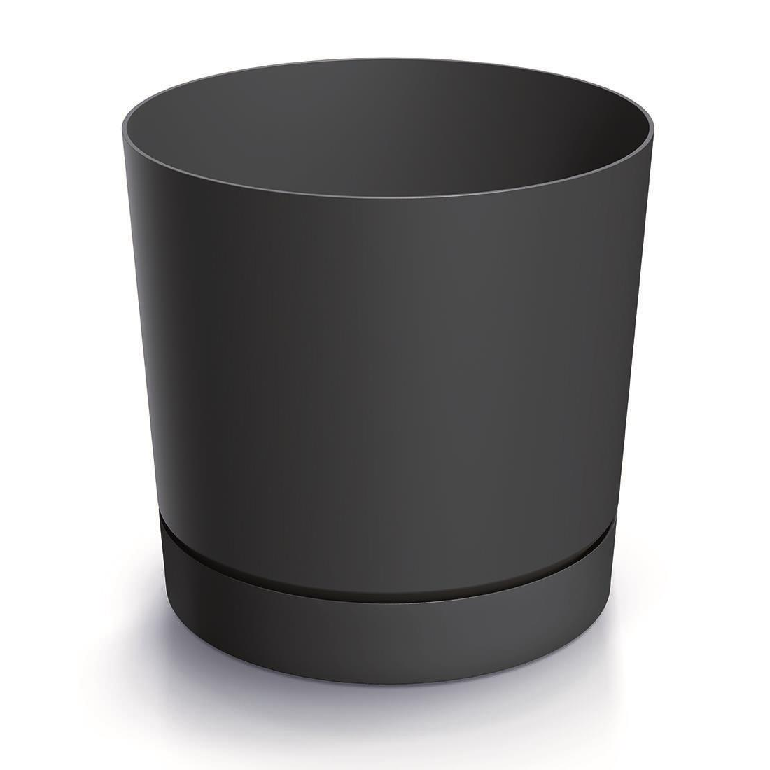 PROSPERPLAST TUBO P, 10,8x10,9 cm, virágcserép, antracit (544421)