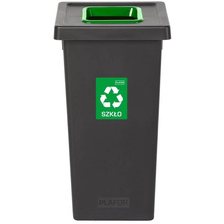 Igotrend, 724002 válogatott hulladékgyűjtő 75 L, FIT BIN - fekete/zöld (5907749927245)