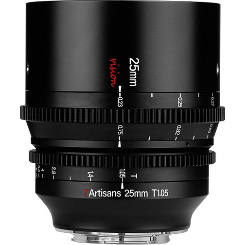 7Artisans C101B 25 mm T1.05 Sony-E Manuális Cine Objektív