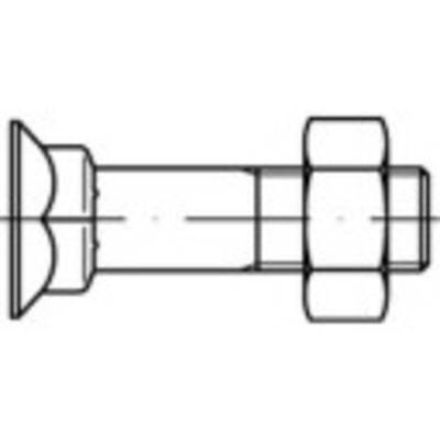 TOOLCRAFT 111790 Süllyesztett csavarok M12 40 mm Külső hatlap DIN 608 Acél 100 db (111790)