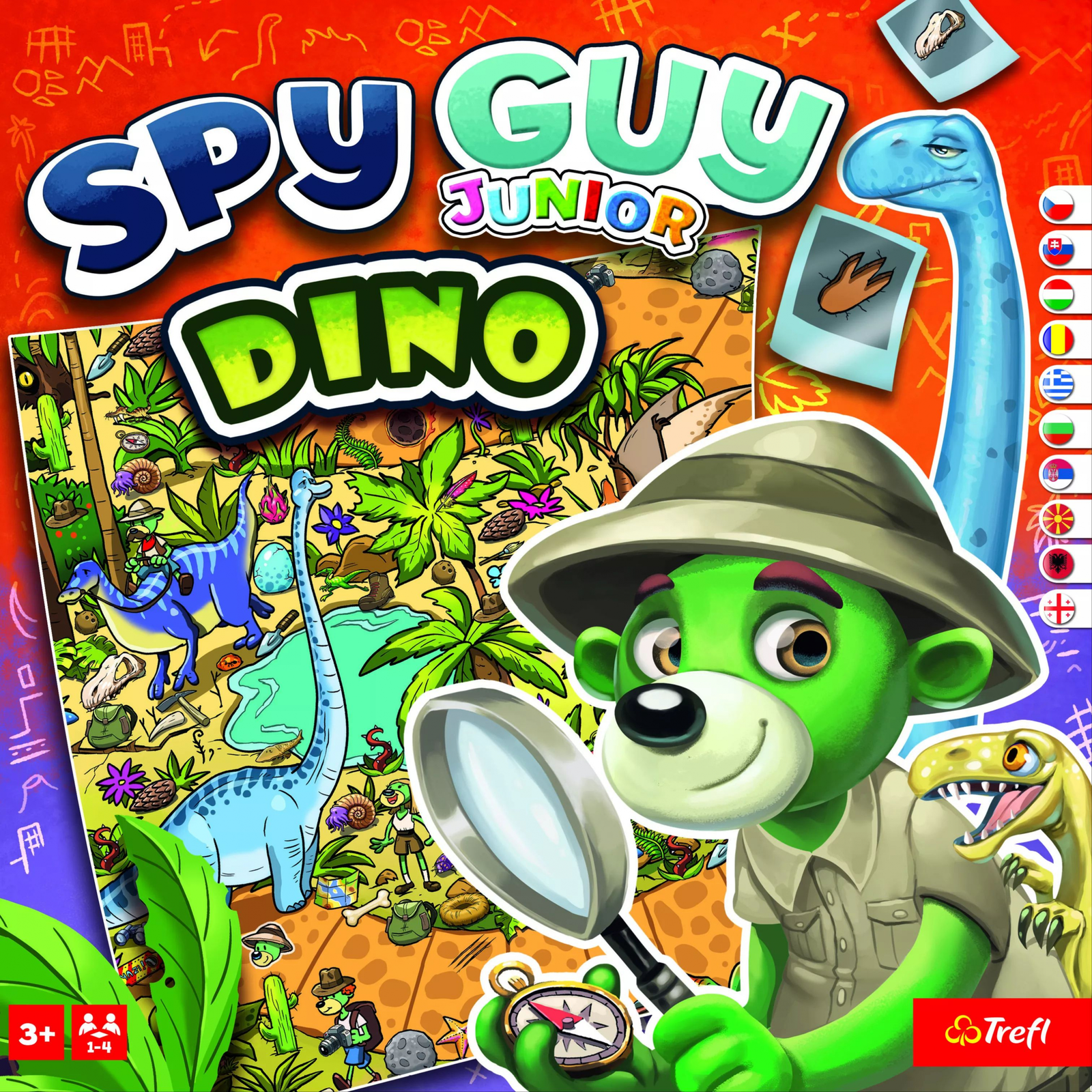 Trefl Spy Guy Junior Dinópark társasjáték kicsiknek (2673)