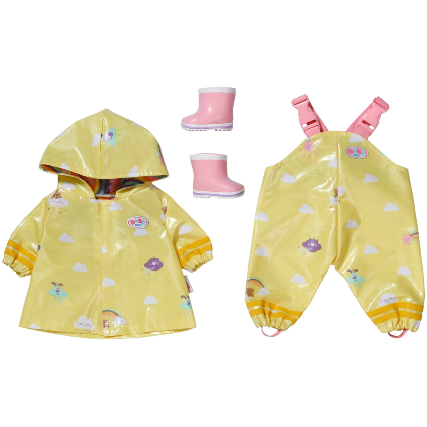 BABY born Deluxe Rain Outfit 43cm sada do dažďa pre bábiku (836460)