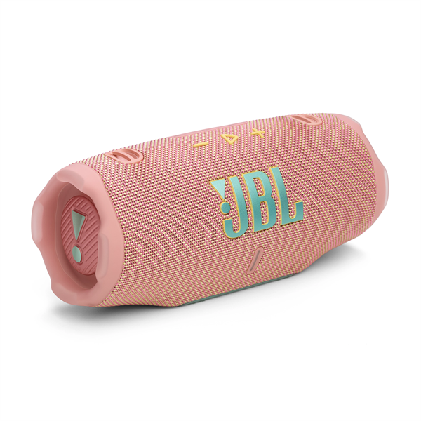 Преносима тонколона JBL Charge 6, 45 W, Bluetooth, Auracast, Powerbank, Fast charge, 28 часа живот на батерията, IP68, Розов