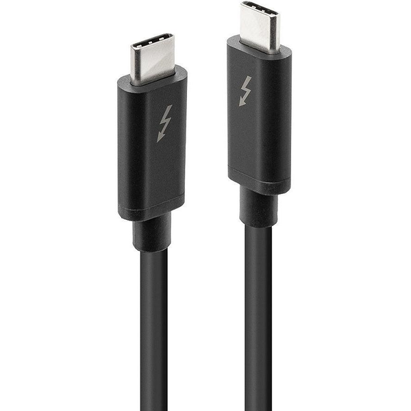 Lindy 41557 Thunderbolt kabel 2 m 20 Gbit/sek. Sort