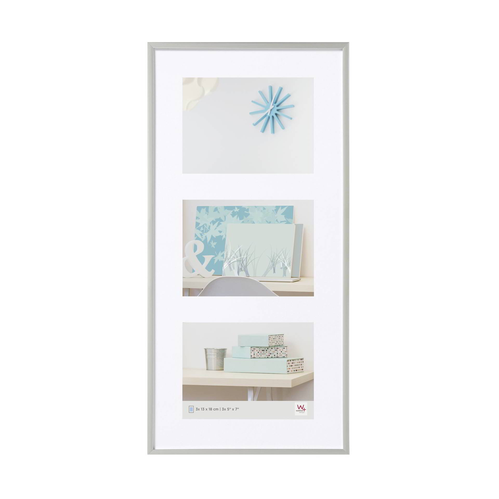 Walther KV338S New Lifestyle 52x27 Képkeret - Ezüst (KV338S)