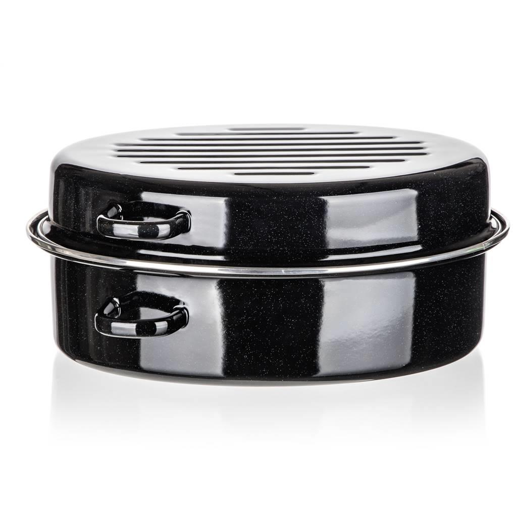 BANQUET CULINARIA Black ovális zománcozott serpenyő 38 cm 2 db (A25999)