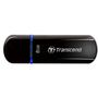 USB памет 8GB Transcend JetFlash 600, черен/син, USB 2.0 TS8GJF600