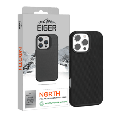 Eiger North Apple iPhone 16 Pro Telefon tok - Fekete (EGCA00625)