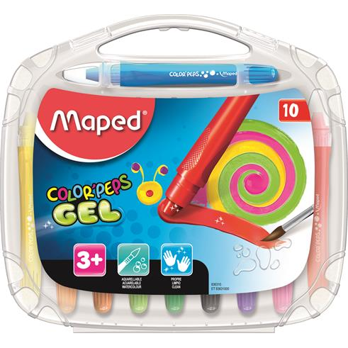 Maped Color'Peps GEL Zsírkréta - Színes (10 db) (836310)