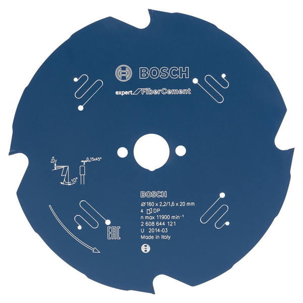 Bosch 2 608 644 121 rundsavklinge 16 cm 1 stk