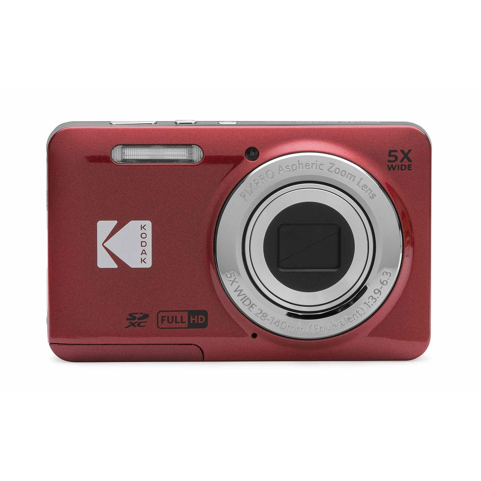 Kodak Pixpro FZ55 Kompakt Digitális fényképezőgép - Piros (FZ55RD)