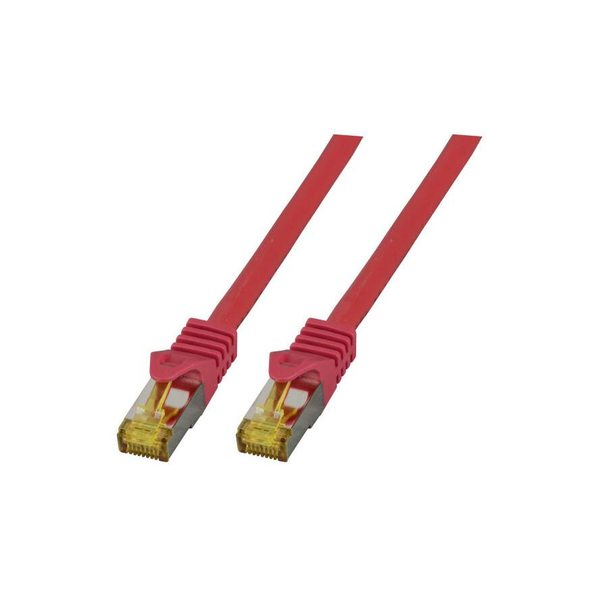 EFB RJ45 Patchkabel S/FTP,Cat.6A,LSZH,Cat.7 Rohk.,5m,rot