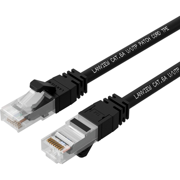  Lanview Lanview LV-UTP6A0025B kabel sieciowy Czarny 0,25 m S/FTP (S-STP)