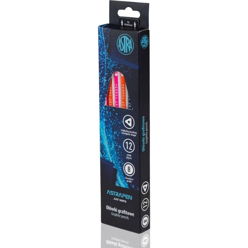 ASTRA PEN Radíros B Grafitceruza Neon (371287)