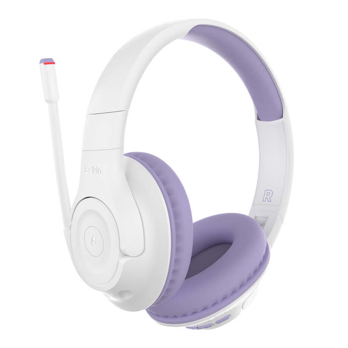 Slúchadlá na uši pre deti s bezdrôtovým mikrofónom Belkin Inspire 85dB (AUD006BTLV)