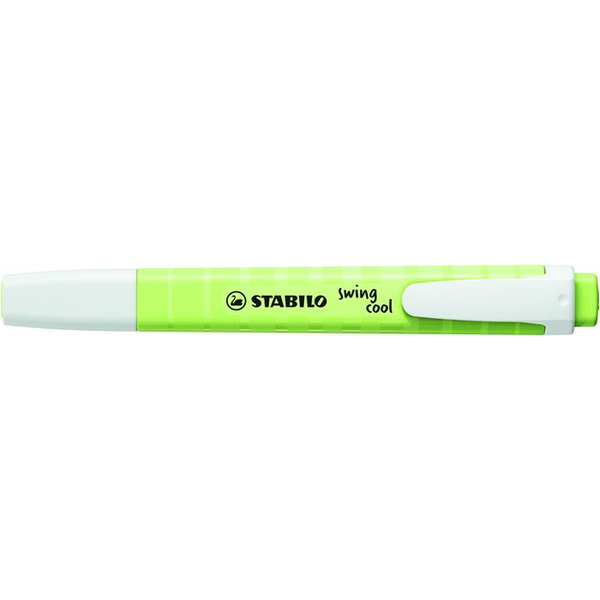 STABILO swing cool Pastel markeerstift 1 stuk(s) Beitelvormige punt Limoen