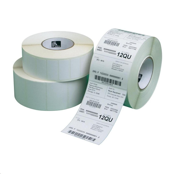 Zebra Z-Select 2000D Hvid Selvklæbende printeretiket