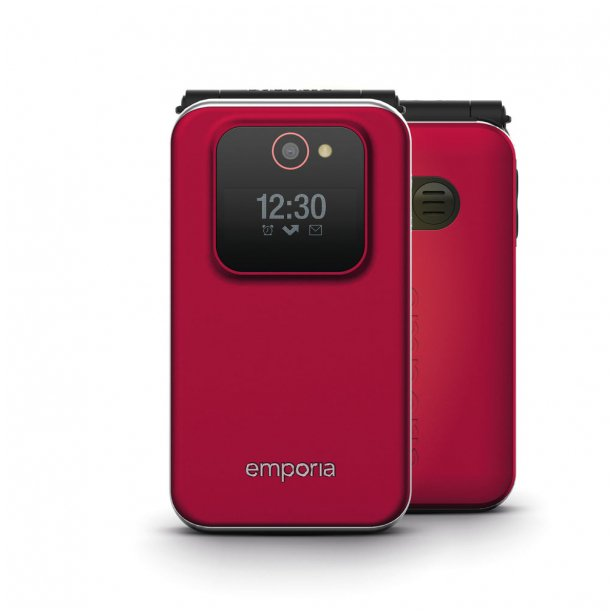Emporia JOY 7,11 cm (2.8") 87 g Čierna, Červená Základný telefón