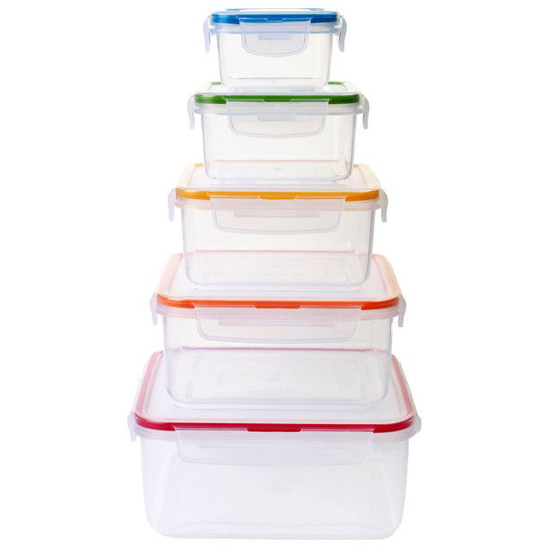 LocknLock 5 daraboos készlet, szögletes (HPL980CLQ5)