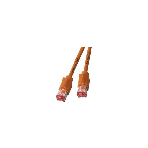 EFB RJ45 Patchkabel S/FTP,Cat.6A,TM21,UC900,2m,orange (K8056.2)