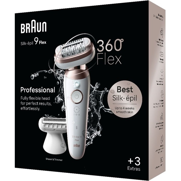 Braun Silk-épil 9 9-241 40 pincetter Sølv, Hvid