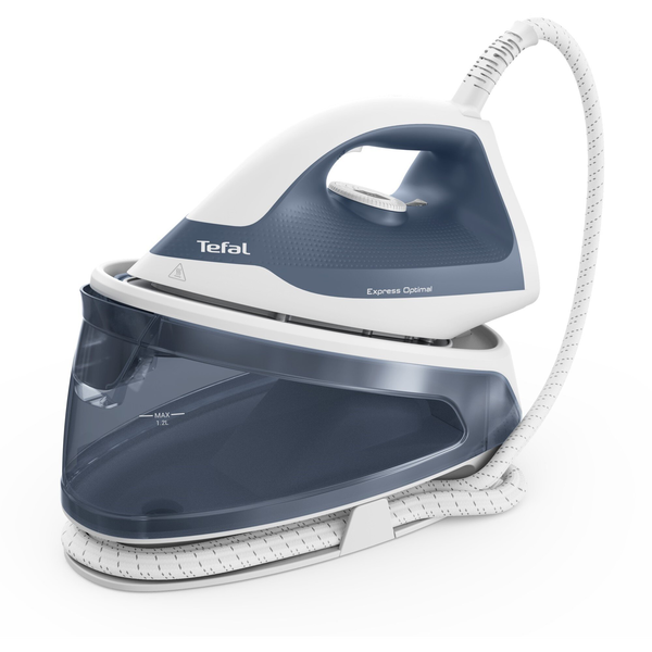 Tefal Express Optimal SV4110 2200 W 1,2 L Ceramic Express Glide Blu, Bianco