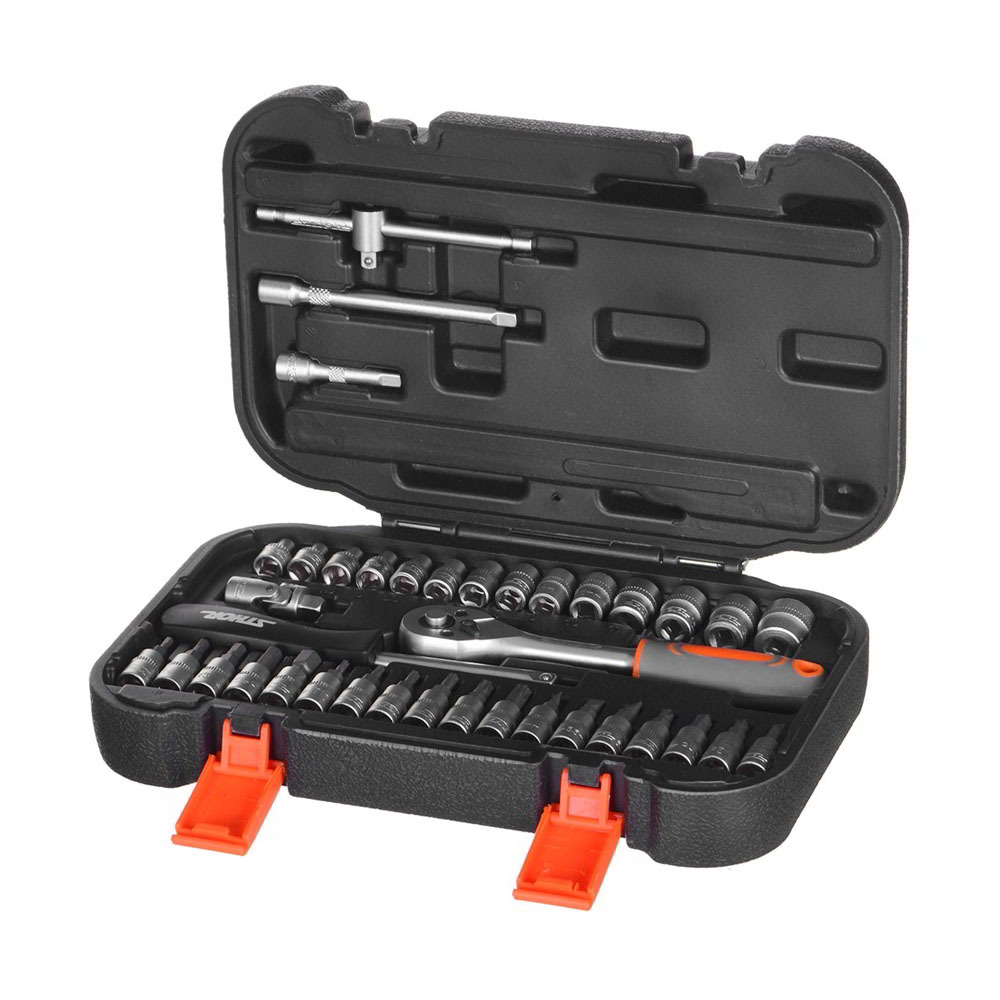 Sthor 58640 Dugókulcskészlet 1/4" (38 db / csomag) (T58640)