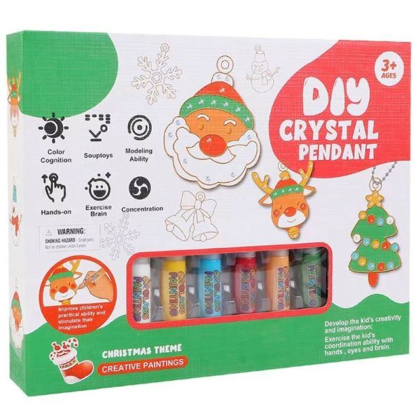 Manyuk Toys Csináld magad karácsonyi kristály-medál szett (JC99-2) (JC99-2)