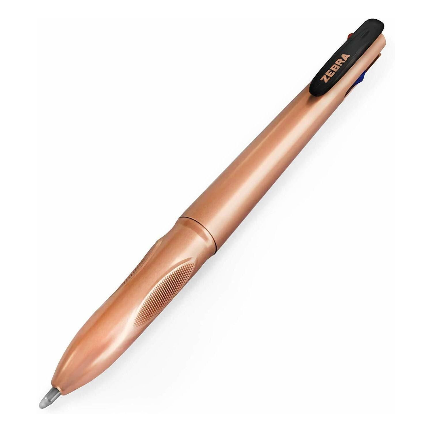 Zebra Smooth Rosegold színű nyomógombos Golyóstoll - 0,37 mm/ Négyszínű (81460)