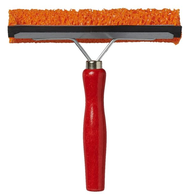 Carpoint szivacsos ablaklehúzó, 14 cm-es fa nyéllel, 14,5 cm széles (371729910) (CA371729910)