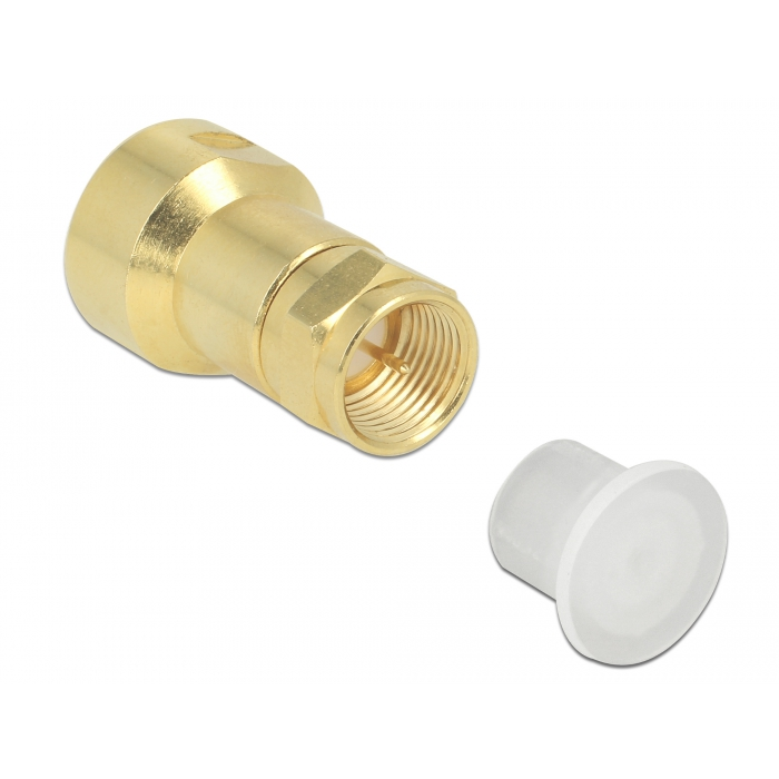 Delock Porvédő F dugóhoz - Áttetsző (10 db) (60164)