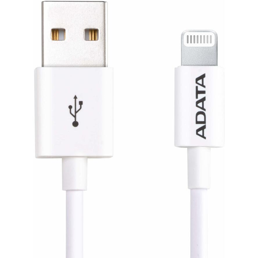 ADATA Sync and Charger Lightning kábel 1m Fehér (AMFIPL-1M-CWH)