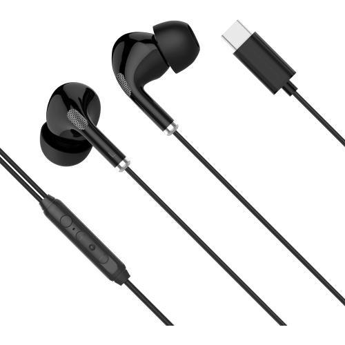 In-ear fülhallgató mikrofonnal USB-C Kruger&Matz C1 fekete (KMPC1-B)