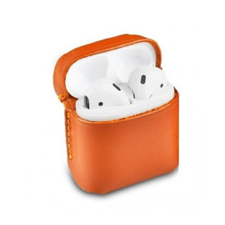 Wiwu Lux Airpods Case tok - Barna (LUX AIRPODS CASE LEA)