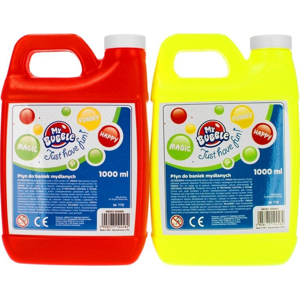 Mc Bańki Mydlane PLYN DO BANIEK 1000ML MY BUBBLE MIX2 BANIAK 12