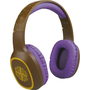 Steelplay Adventure Magic Слушалки Жична и безжична Лента за глава Игри Bluetooth Кафяв, Пурпурен