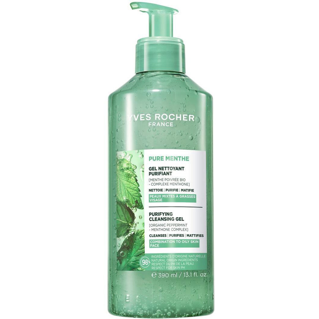 YVES ROCHER Pure Menthe mélytisztító, 390 ml (3660005194684)