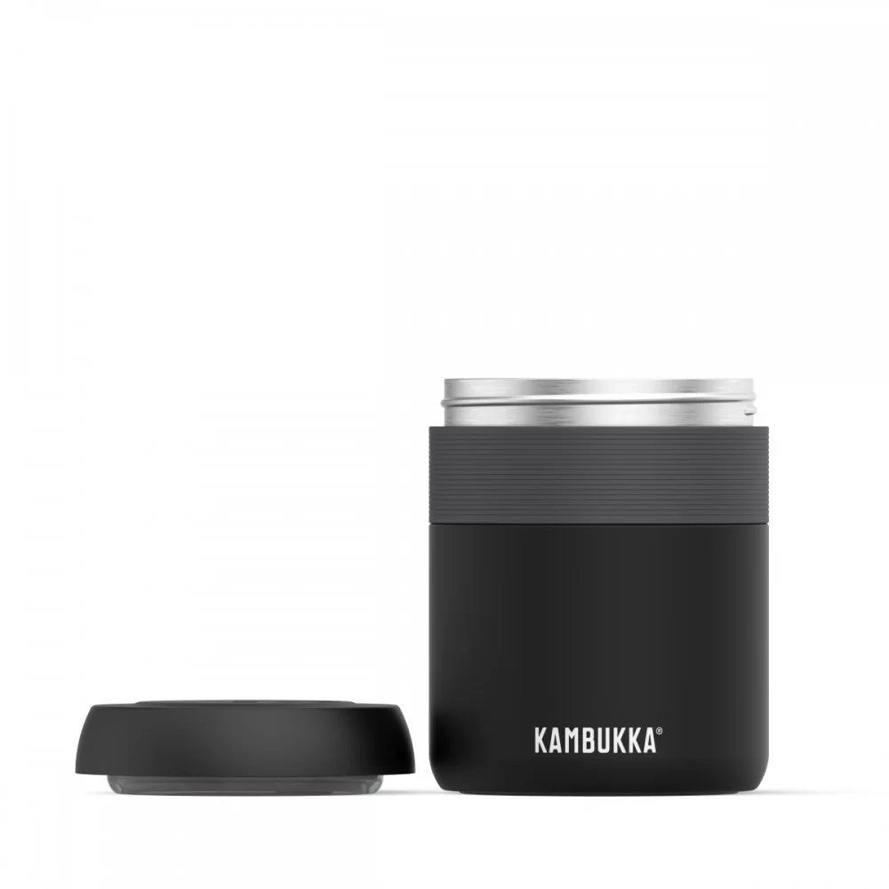 Kambukka Bora Matte Black 600ml Ételtermosz - Fekete (11-06010)