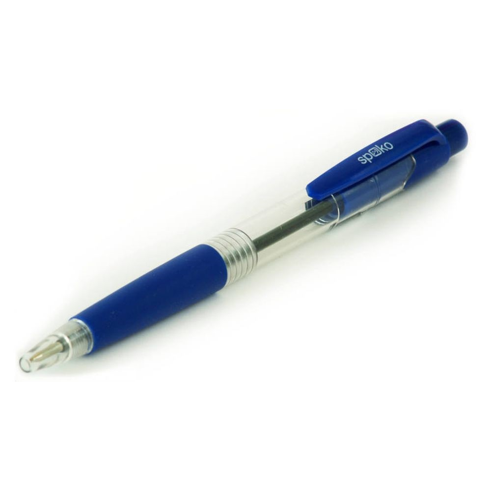 Spoko 112 kristály Nyomógombos golyóstoll - 0.5mm / Kék (S011272112)